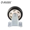 china manufacturer Medium Duty PVC/PU wheel caster change fixed wheel to quick release
