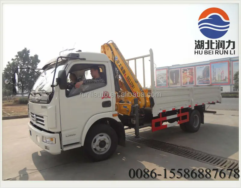 Dfac 3 Ton Knuckle Boom Truck/small Dump Truck Crane Buy Small Dump