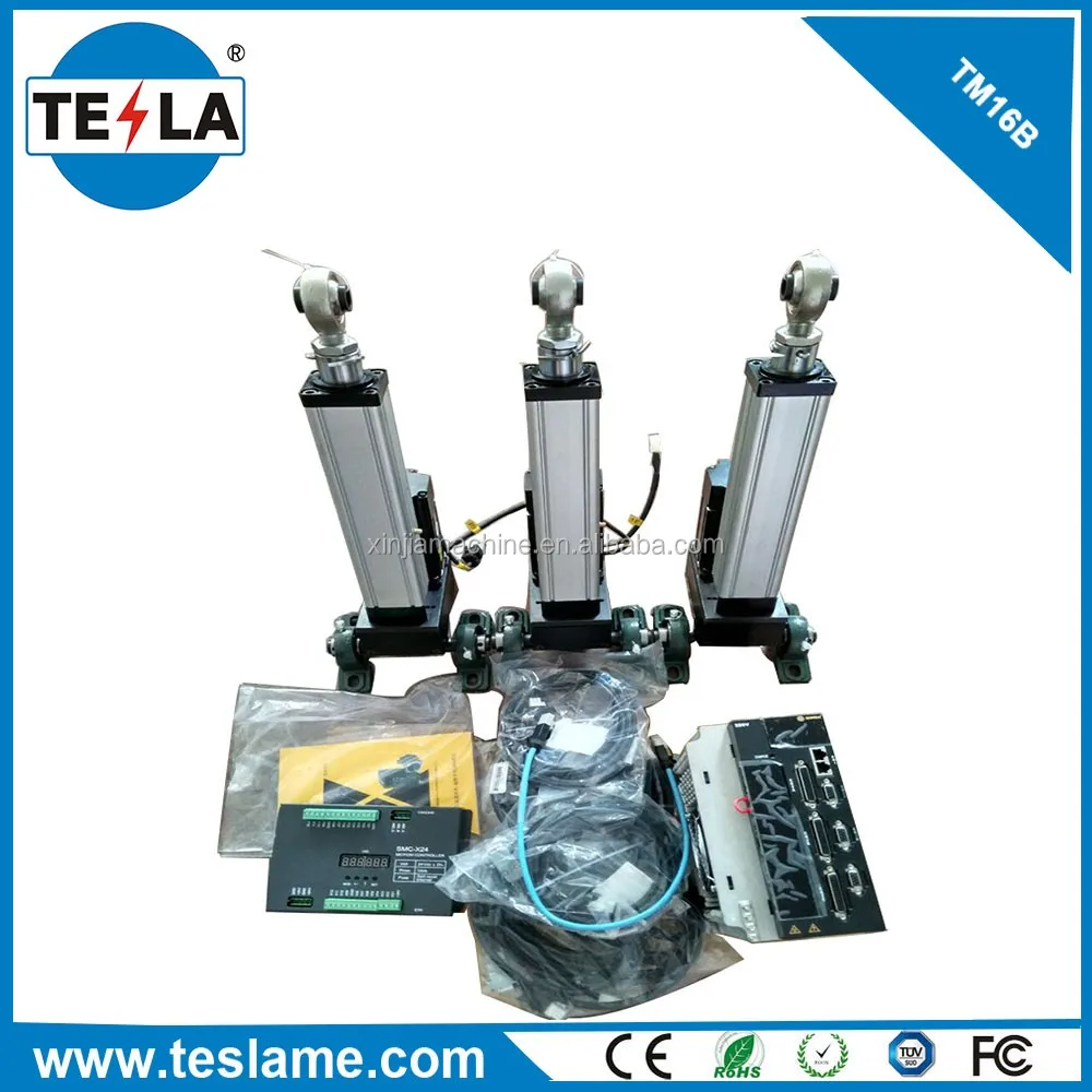 New 6dof Motion Platform 220ac 156mm Servo Motor Tesla Actuator For Sex Machine Tmac5 Buy 6dof 3903