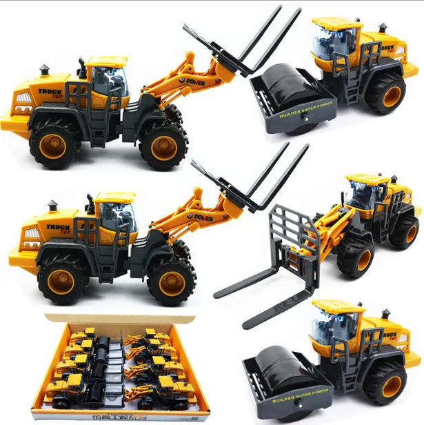 Wholesale Cool Engineering Vehicle Model High Quality Plastic Small Toy Cars For Children small car toys for children