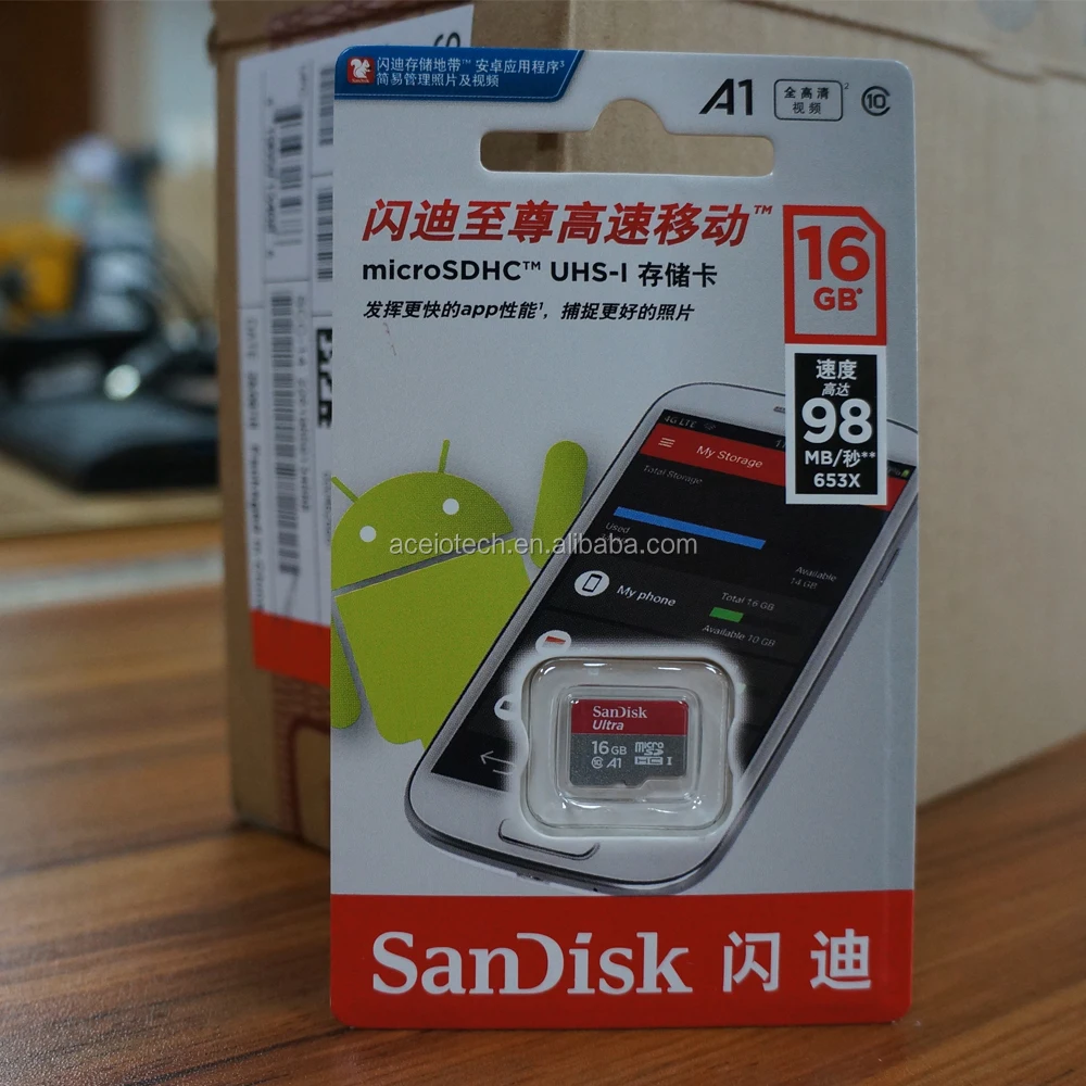 Wholesale Sandisk 32gb 16gb 64gb 128gb 256gb 400gb C10 Microsd Class 10