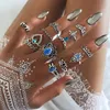 Fashion hot sell classic carved 13 pieces of ring set