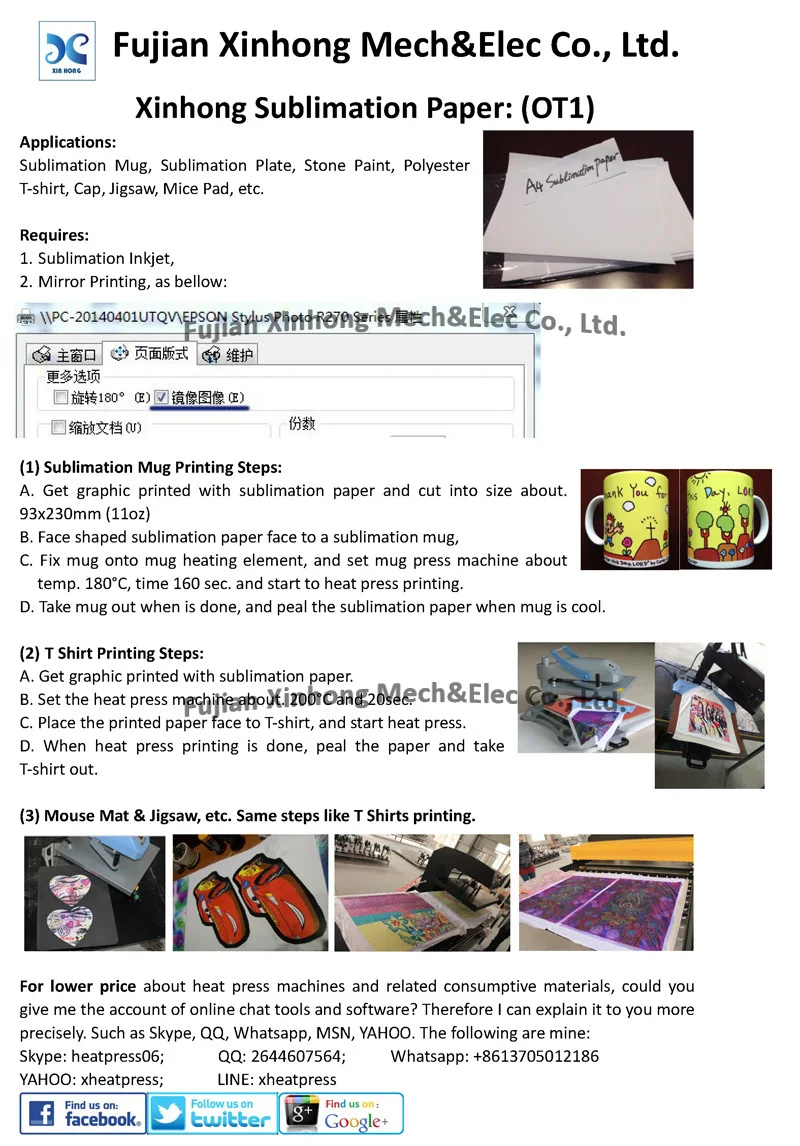 stone city sublimation paper