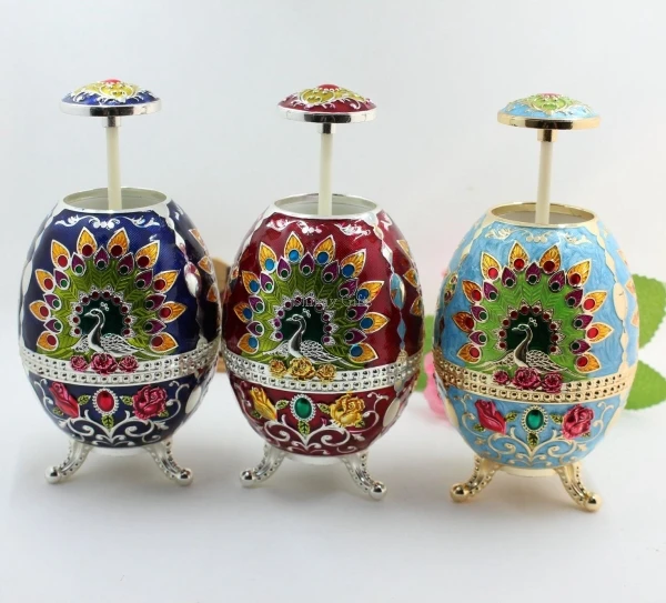 Enamel Metal Egg Shape Metal Toothpick Holder Buy Antique Toothpick