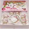 Porcelain Coffee Cup Saucer Spoon Set Europe Concise Ceramic Tea Cup Cafe