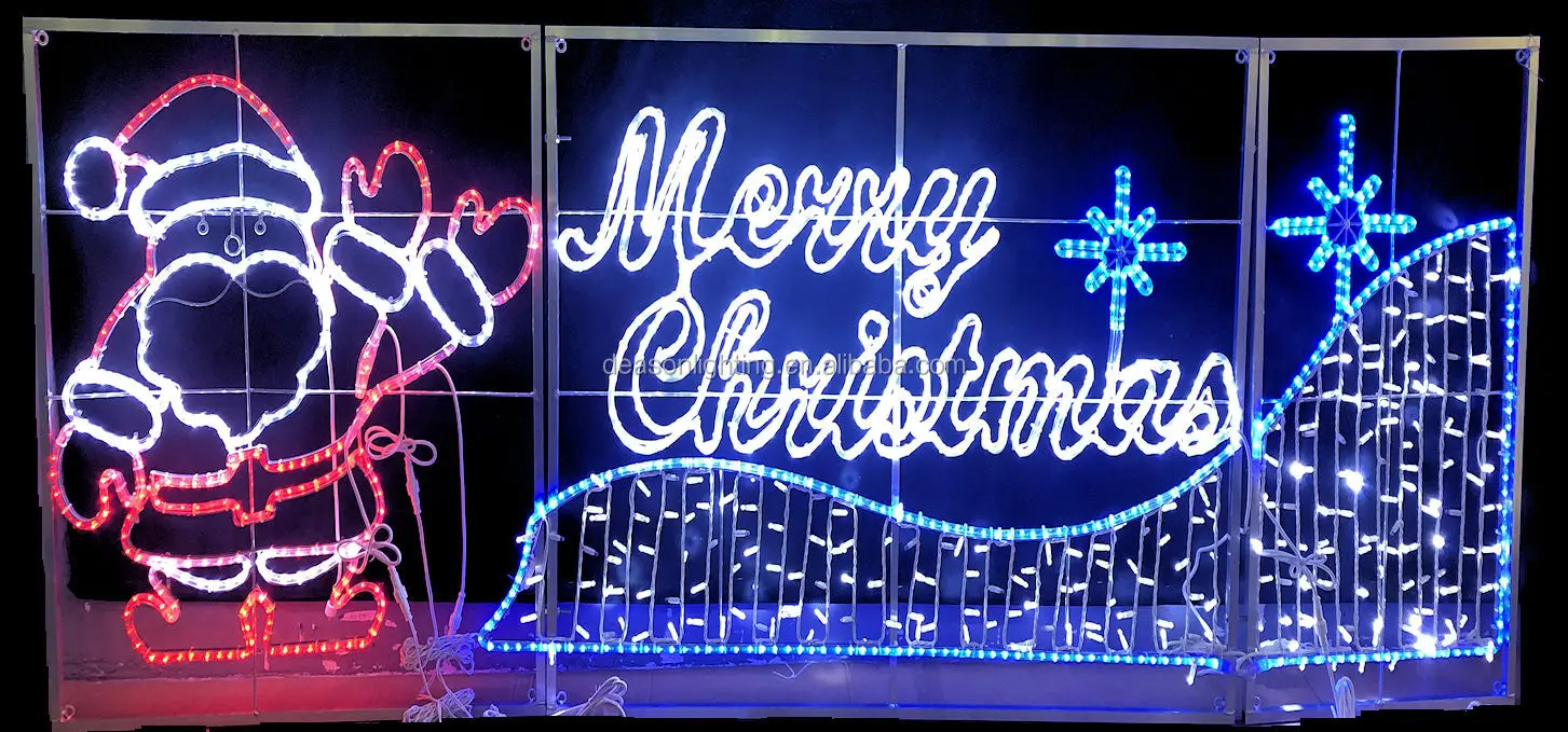 Merry Christmas Led Lighted Sign - Buy Merry Christmas Led Sign,Merry Christmas Lighted Signs