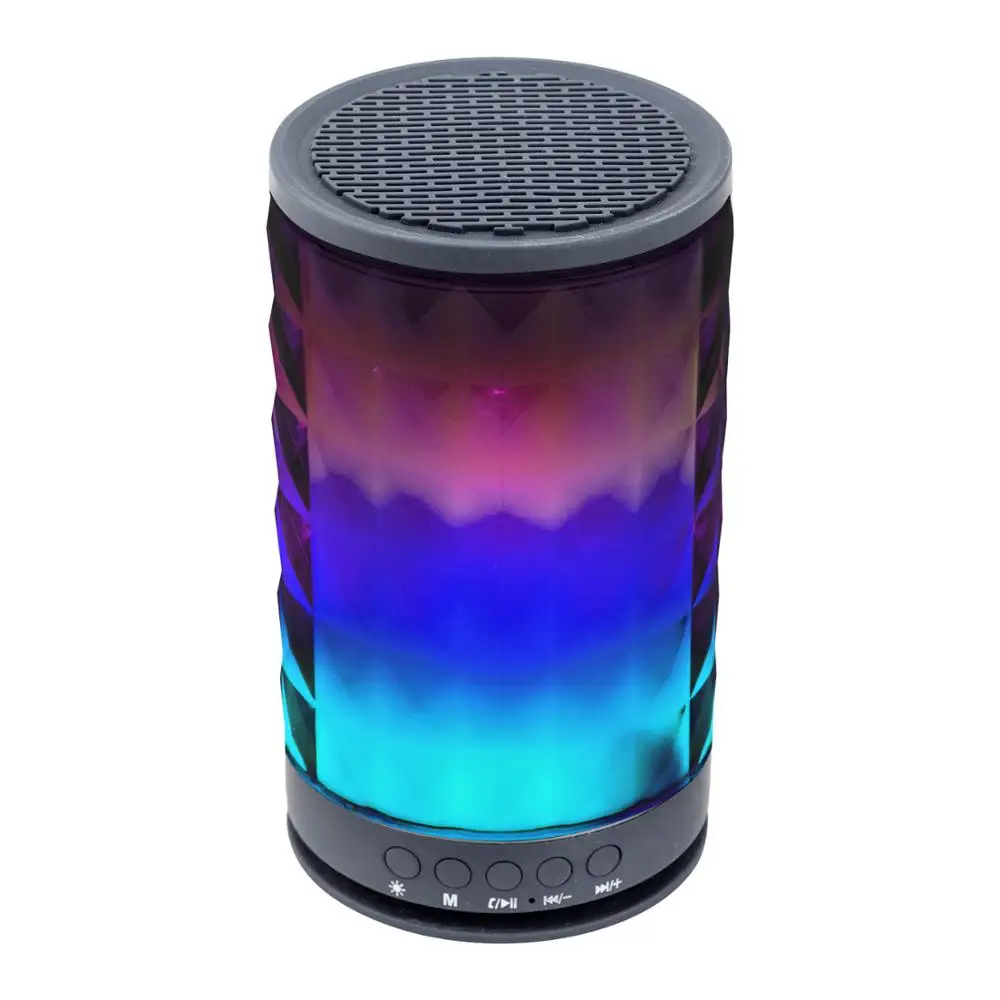 sylvania blue led backlit bluetooth speaker