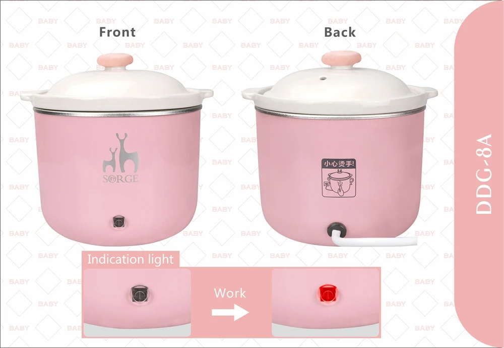 Small Size Baby Food Slow Cooker With Ceramic Pot Buy Baby Slow