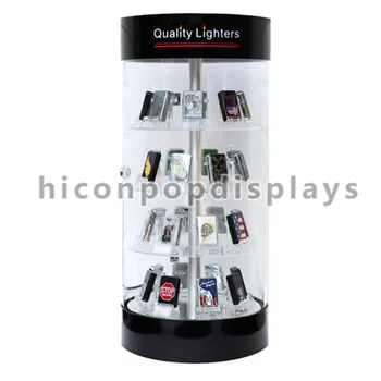 Creative 4 Shelves Counter Top Acrylic Spinner Lighter Upright Showroom Displays Cases For Sale Creative 4 Shelves Counter Top Acrylic Spinner Lighter Upright Showroom Displays Cases For Sale