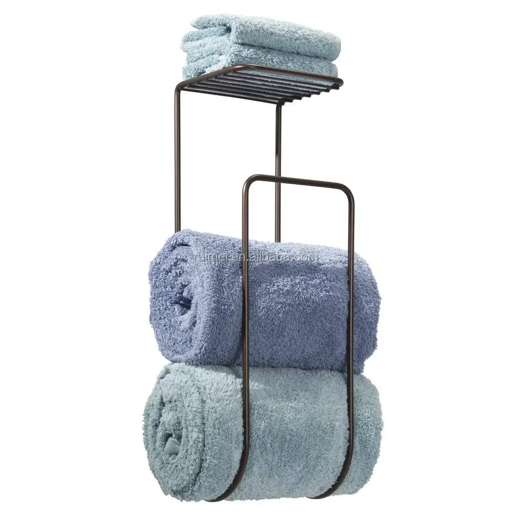 modern wall mount bathroom shelves for washcloths