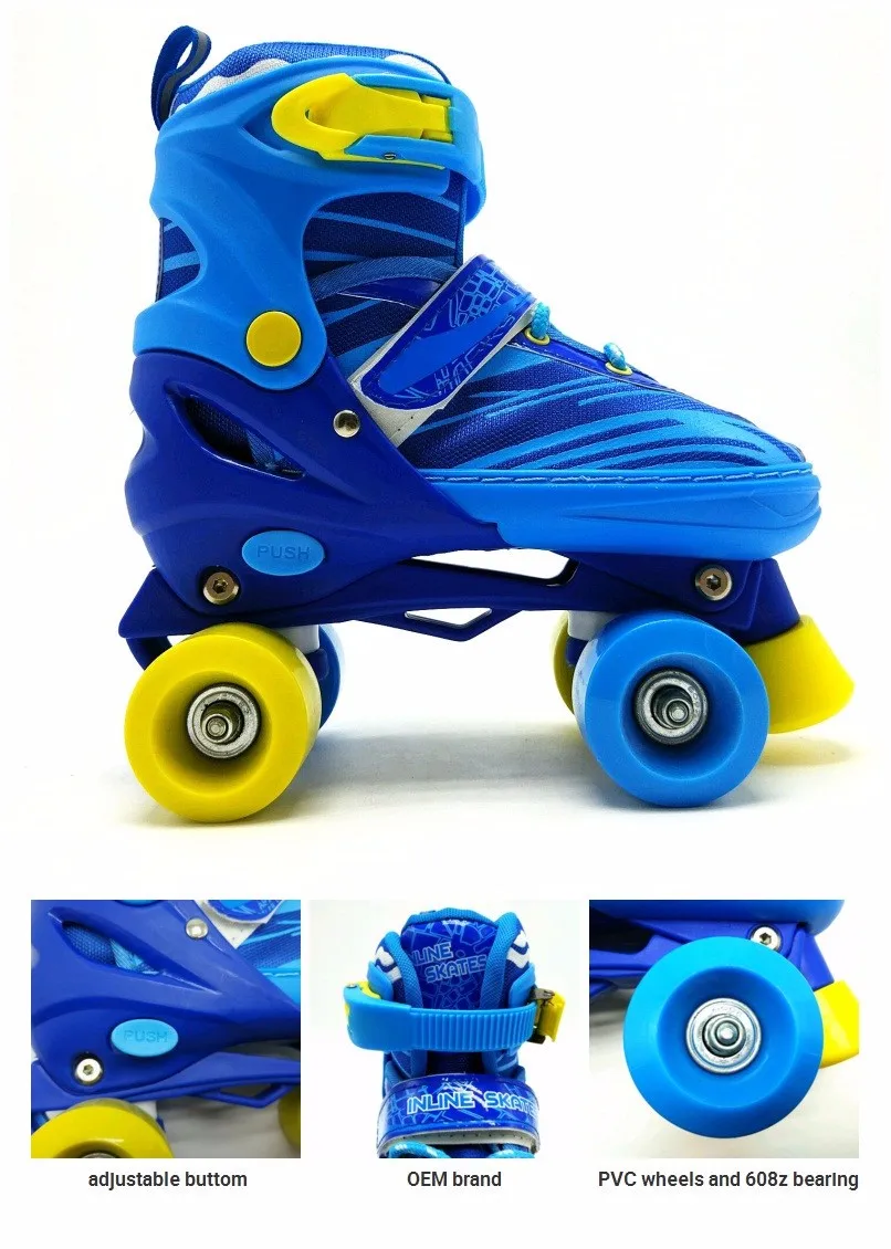 Hot Sale Inline Skates Wholesale 4 Wheels Double Semi Soft Inline