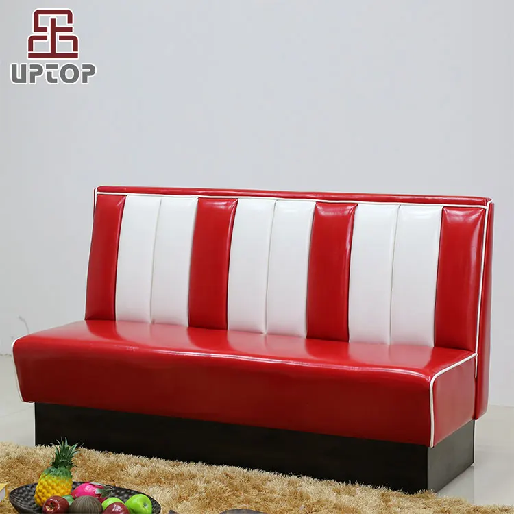 (spks269) Retro 50s American Style Bel Air Diner Booth Restaurant Sofa