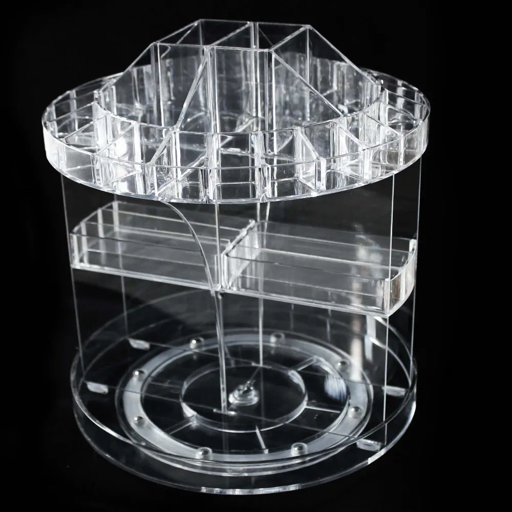 Customized Spinning Makeup Organizer Brush Holder Bathroom Skincare