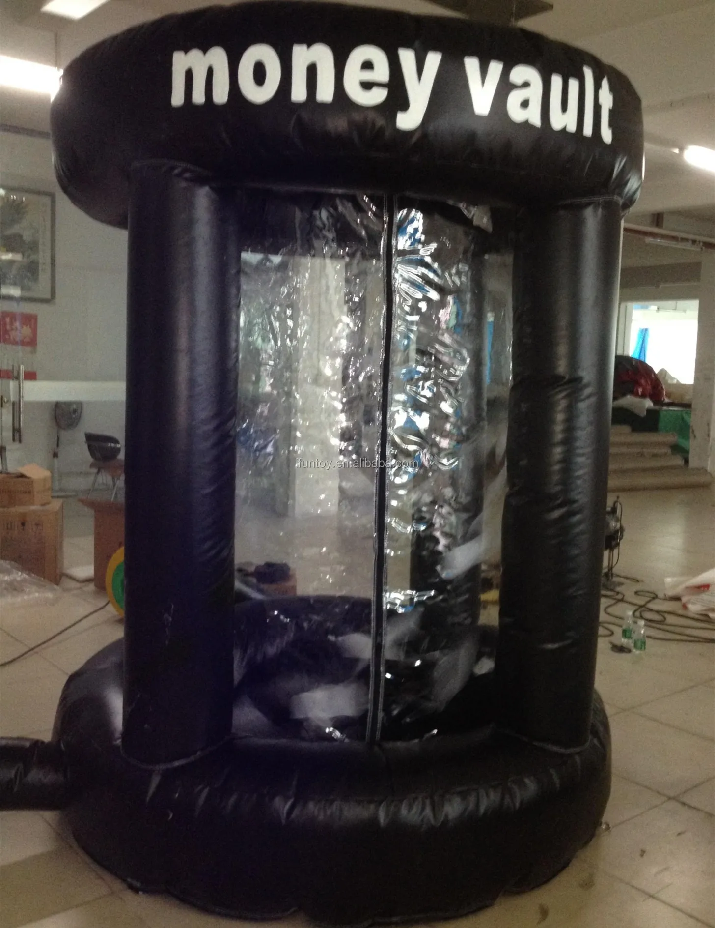 High Quality Inflatable Money Booth/cube Cash Money Catching Grab