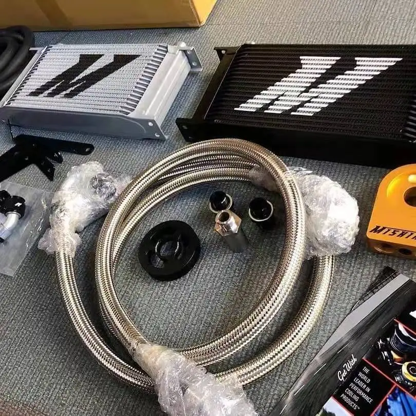 Universal High Performance 13 Row Motorcycle Universal Oil Cooler Kit