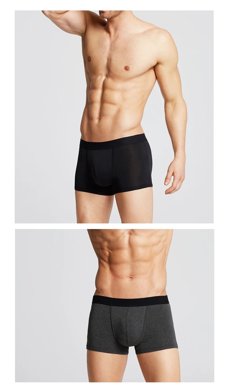 bamboo boxer shorts briefs for men underwear