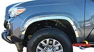 2005-2013 Toyota Tacoma With OEM Flares Stainless Steel Fender Trim