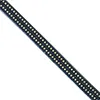 Design Rhinestone Banding Black Weave with Crystal Hot Fix on Dress Shoes Strips Trimming Clothing Accessories