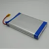 Custom Li Polymer Rechargeable Round Battery Cell 3.7V 1500mAh Li ion Polymer Battery 655040 with Connector