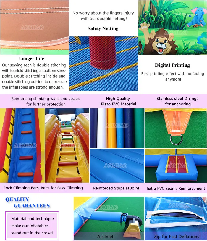 High quality customized large inflatable adult bouncy air jumper jumping bounce castle for sale