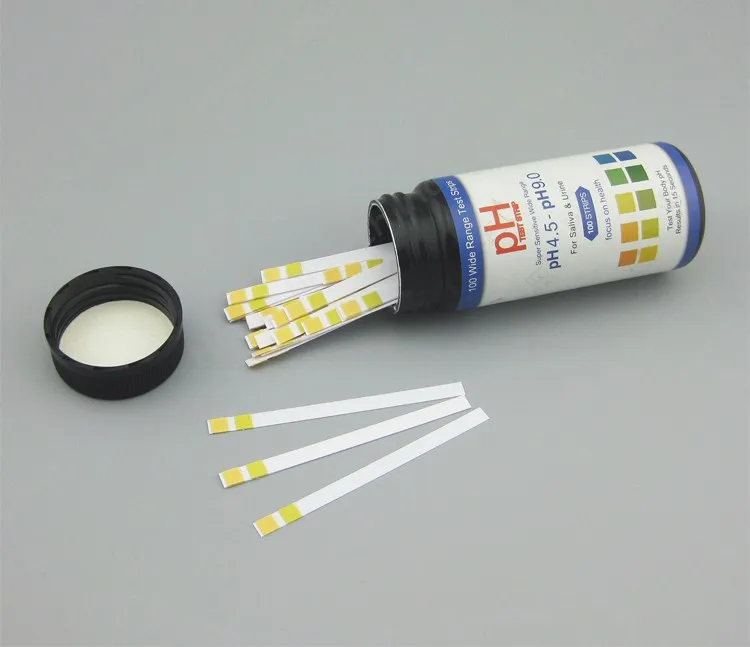 Ph Test Strips With Color Chart For Urine And Saliva - Buy Ph Test ...