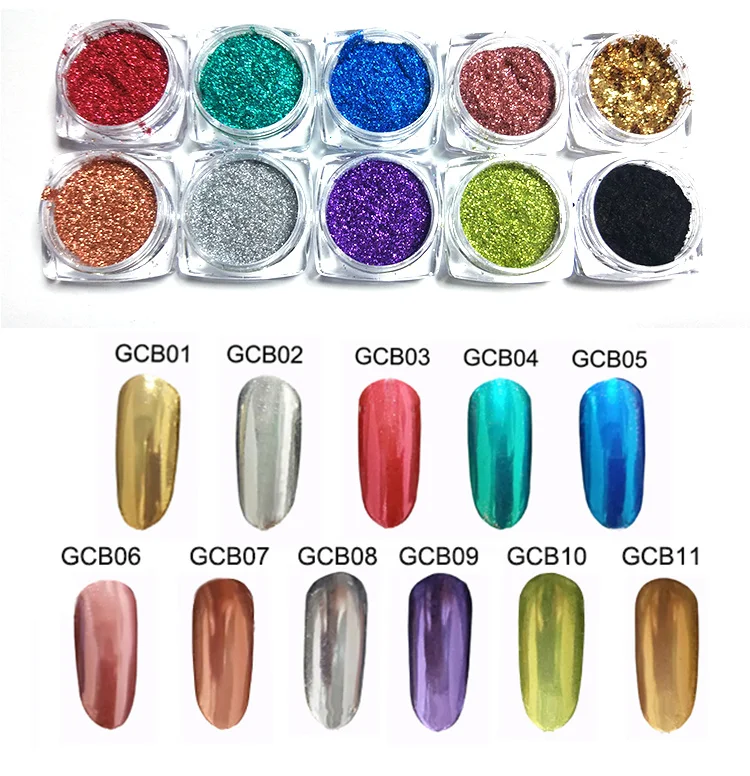 Rose Gold Mirror Powder Chrome Nail Art Powder for Nail Beauty