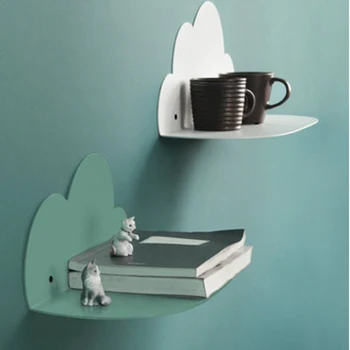 Nordic Contemporary Concept Wall Decor Hanging Metal Cloud Shelves