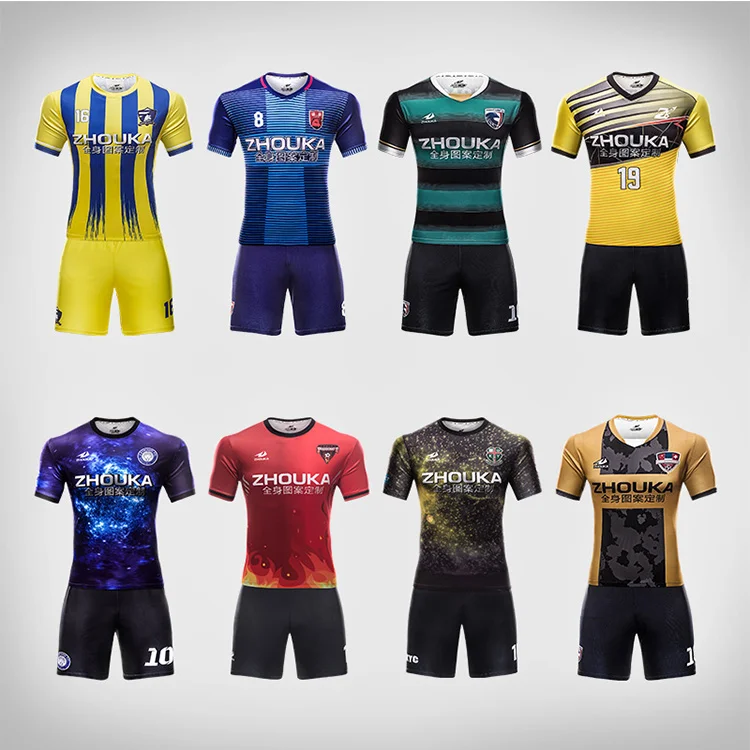 Wholesale Bulk Kids Customize Sublimated Football Kits Soccer Team