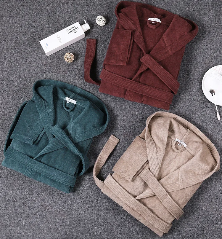 Hotel Bathrobe Wholesale Custom Kimono Terry Cloth Luxury Cotton Bathrobes Hooded Buy Cotton