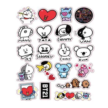 Bts Kpop Bulletproof Boy Scouts Cellphone Kpop Stickers Bts Kawaii