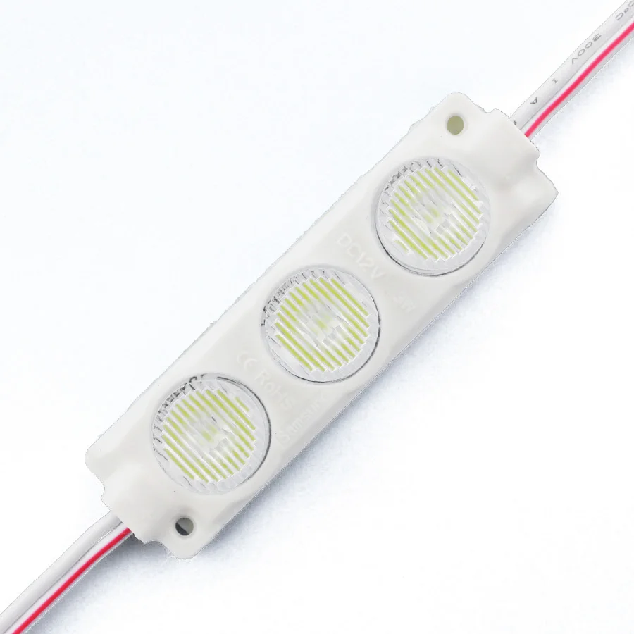 3w abs aluminum pcb 12v 24v injection waterproof led 3 module