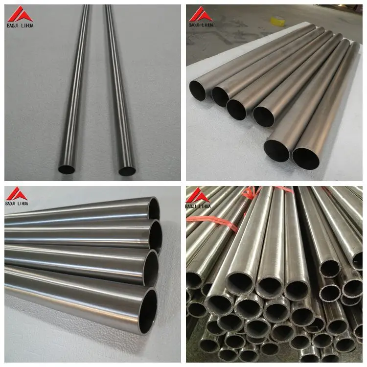 Gr7 wleded titanium tube Dia48.3mm th2.77mm L4445mm factory supply