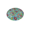 Plastic full color printing 11 inch round plate, melamine fruit cake serving tray