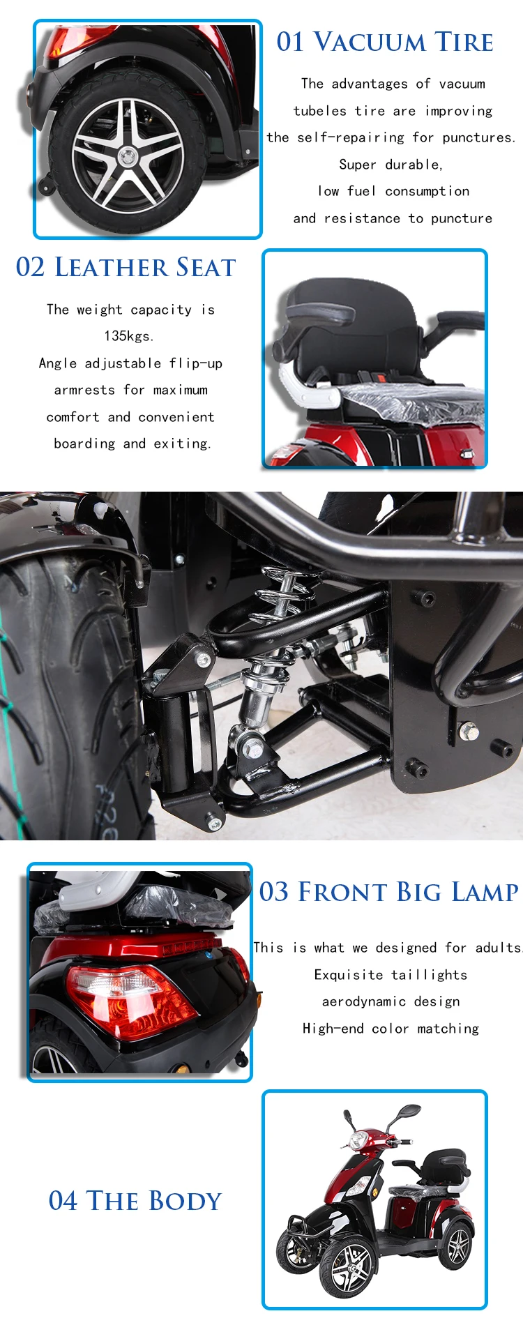4 wheel electric scooter