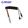 Y cable to DC connector and XLR Cannon custom designed cable assembly