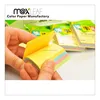 Custom Size and Shape New Design Popular Cute mixed colors cube sticky note