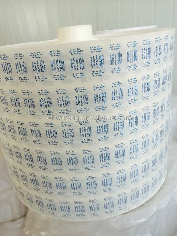 High Quality Silica Gel Desiccant Packing Paper In Roll Cotton