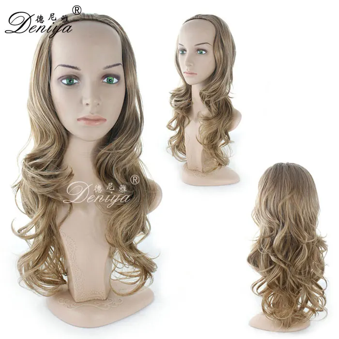 half wigs for white hair