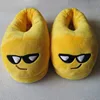 New plush slippers expression home slippers, cartoon plush warm shoes, custom processing