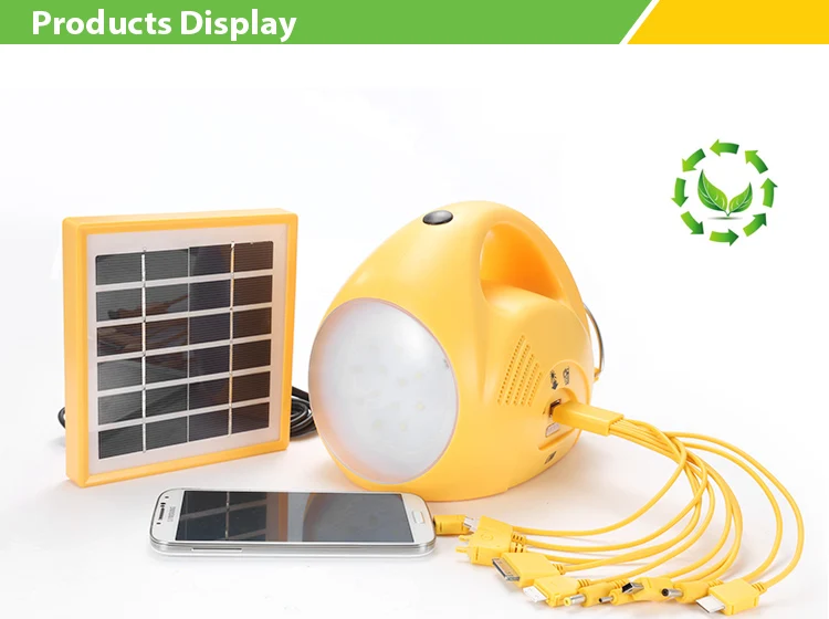 6 solar lantern camp light