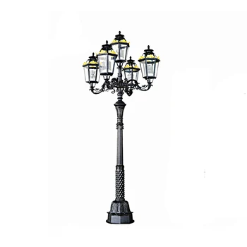 Cast Iron Material High Post And Cap Base Outdoor Street Lantern For ...