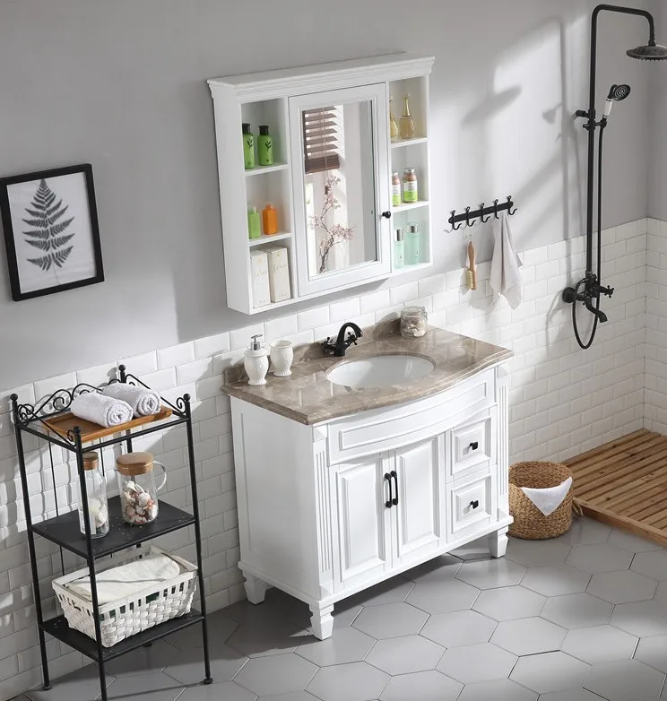 30 Inch White Solid Wood Bathroom Vanities Modern - Buy ...