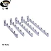 Metal Display shelf brackets support double row column ball hook for clothes