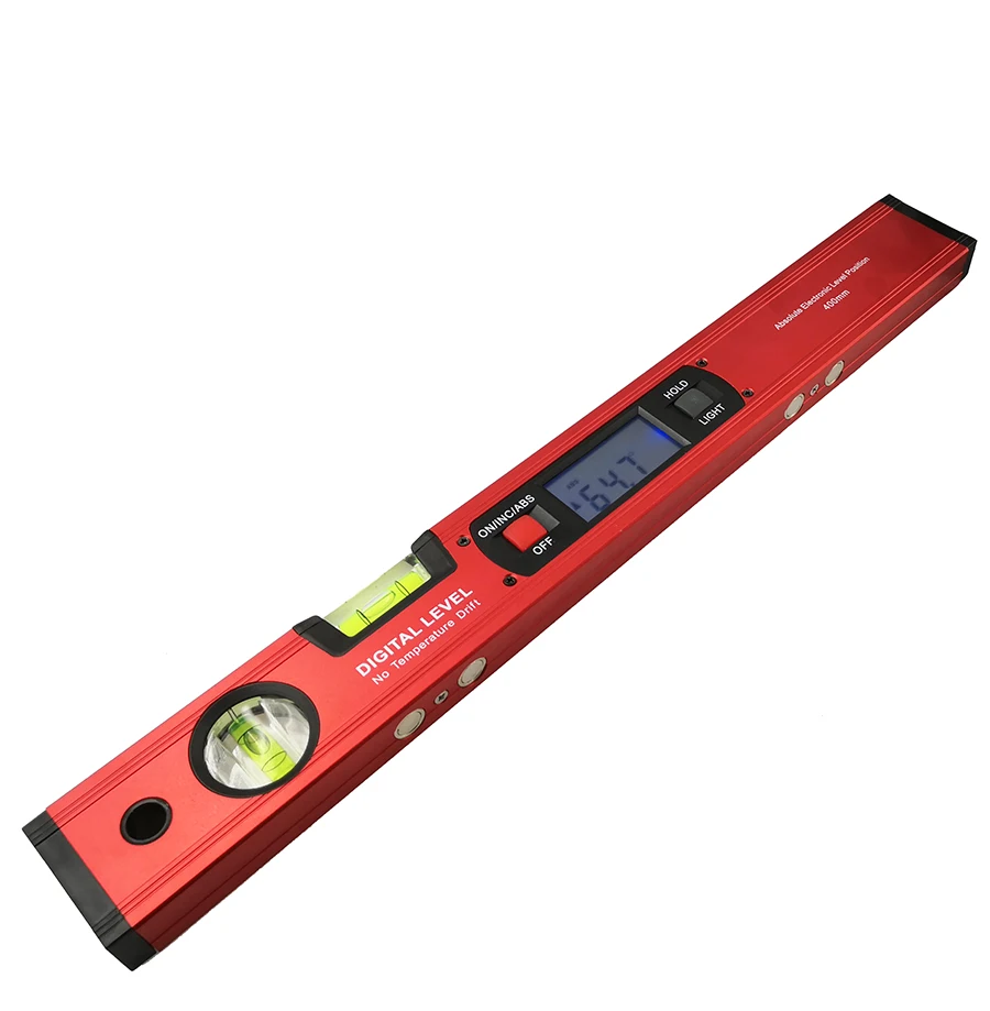 Digital Angle Finder Level 360 Degree Range Spirit Level Upright Inclinometer with Magnets Protractor Ruler