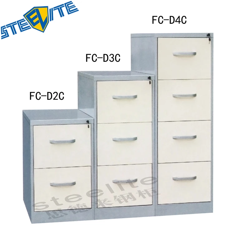 Steelite Paulownia Storage Cabinet Vertical 4 Drawer Metal Storage