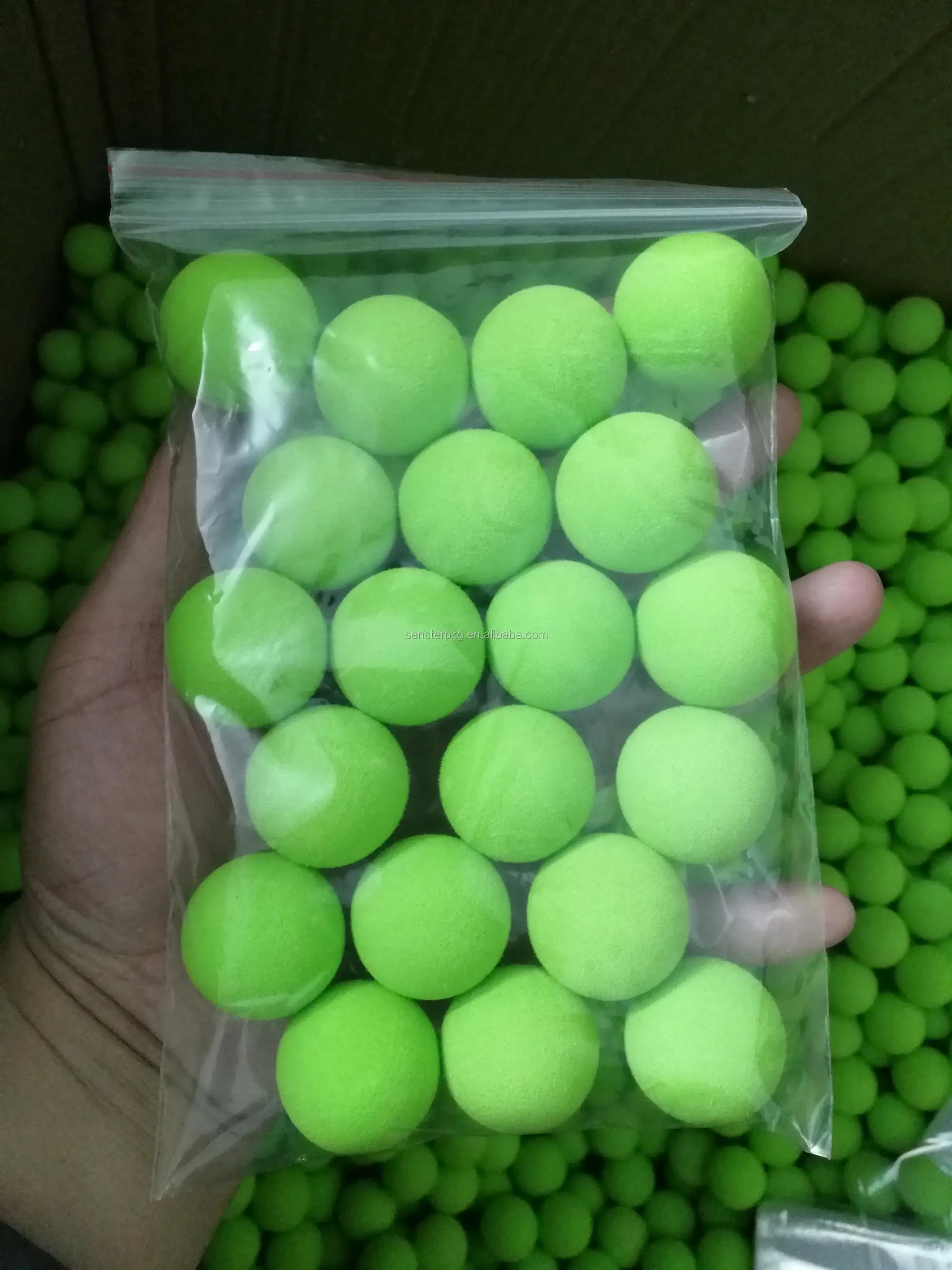 Colored Eva Soft Foam Balls Small Foam Balls Eva Toy Gun Foam Ball