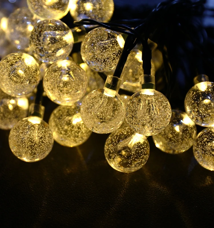 30 Led Multi Color Outdoor Decorative Solar Powered Fairy Christmas Globe String Lights Buy