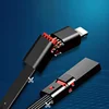 Upgrads 2m Double End Repair Recycling Renewable USB Charging Cable for iPhone Micro USB & USB C for Android Repairable cable
