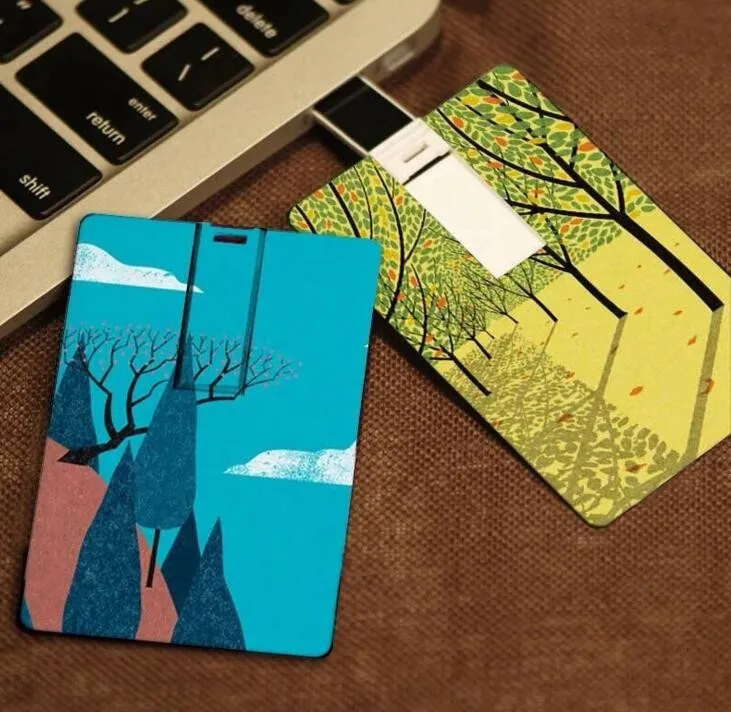 best price pen drive USB 2.0 3.0 custom logo 1GB 2GB 4GB 8GB 16GB 32Gb 64 GB credit card usb flash drive with logo - ANKUX.COM