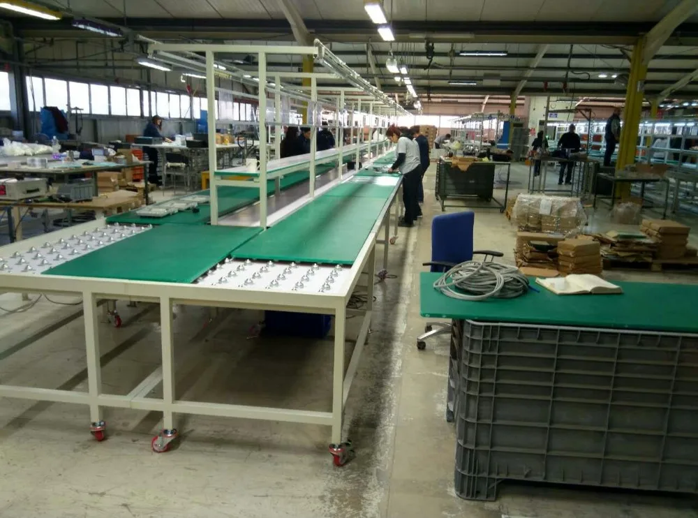 手工装线手动路灯生产线